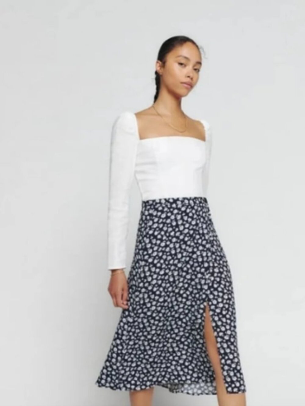 Reformation Khloe Linen Top Size 2